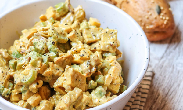 High Protein Coronation Chicken Salad